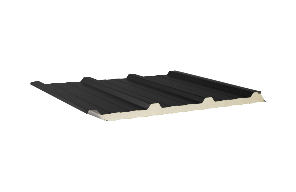 Dakpaneel - Trapezium TR3+ - 40 mm - HPS Antraciet Mat